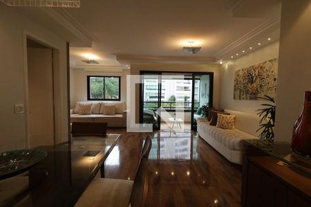Sala de apartamento à venda com 3 quartos, 117m² em Chácara Klabin, São Paulo