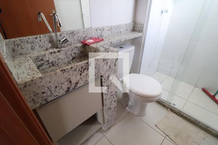 Banheiro Social de apartamento para alugar com 2 quartos, 50m² em Shopping Park, Uberlândia