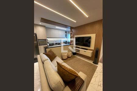 Sala de apartamento à venda com 3 quartos, 150m² em Campestre, Santo André