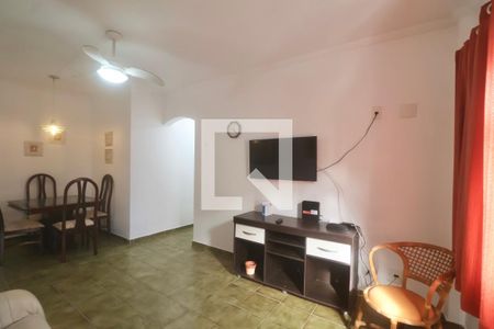 Sala de apartamento para alugar com 1 quarto, 75m² em Jardim Praiano, Guarujá