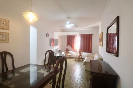 Sala de apartamento para alugar com 1 quarto, 75m² em Jardim Praiano, Guarujá
