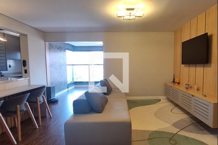 Sala de apartamento à venda com 2 quartos, 87m² em Jardim Bela Vista, Santo André
