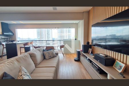 Sala de apartamento à venda com 3 quartos, 106m² em Centro, São Bernardo do Campo
