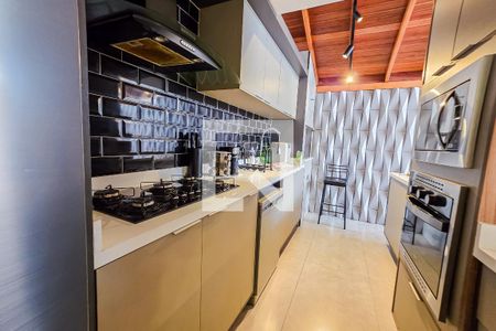 Cozinha de casa de condomínio à venda com 2 quartos, 127m² em Vila Metalúrgica, Santo André