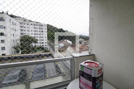 Varanda de apartamento para alugar com 2 quartos, 50m² em Taquara, Rio de Janeiro