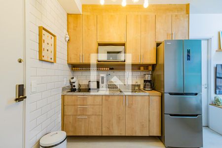 Sala/Cozinha de apartamento à venda com 2 quartos, 41m² em Santo Amaro, São Paulo