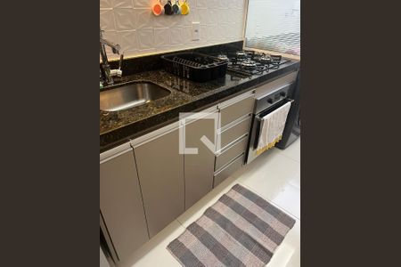 Cozinha de apartamento para alugar com 2 quartos, 45m² em Residencial Jequitibá, Ribeirão Preto