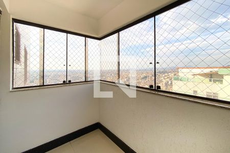 Varanda da Sala de apartamento à venda com 4 quartos, 150m² em São Lucas, Belo Horizonte
