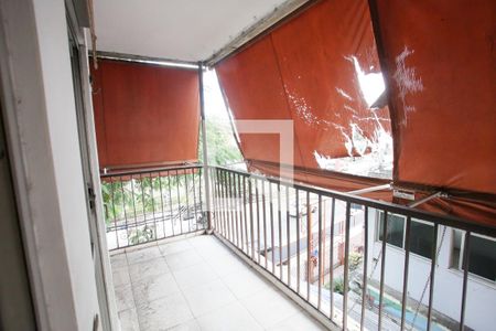 Varanda da Sala de apartamento para alugar com 1 quarto, 50m² em Tanque, Rio de Janeiro
