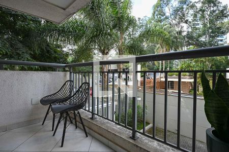 Varanda de kitnet/studio para alugar com 1 quarto, 38m² em Vila Andrade, São Paulo
