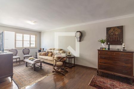 Sala de apartamento à venda com 3 quartos, 126m² em Indianópolis, São Paulo