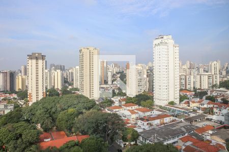 Vista da Sala e Varanda Gourmet de apartamento à venda com 4 quartos, 145m² em Vila Romana, São Paulo