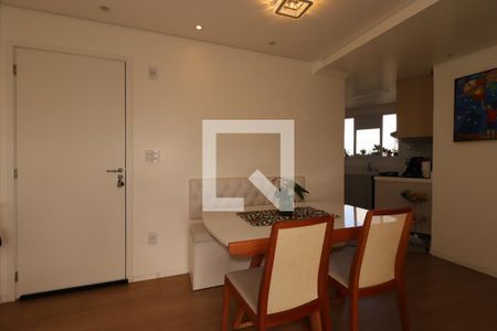 Sala de Jantar de apartamento à venda com 2 quartos, 54m² em Vila Scarpelli, Santo André