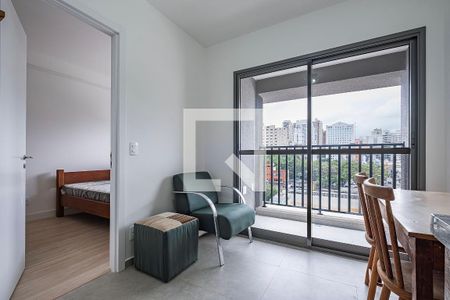 Sala/Cozinha de kitnet/studio para alugar com 1 quarto, 25m² em Pinheiros, São Paulo