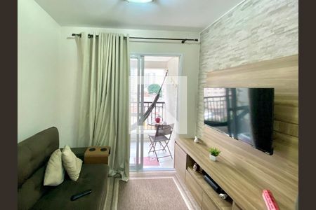 Detalhe Sala de apartamento para alugar com 2 quartos, 58m² em Vila Renata, Guarulhos