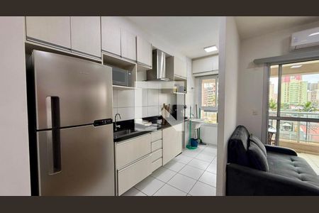 Sala/cozinha de apartamento para alugar com 1 quarto, 42m² em Bosque, Campinas