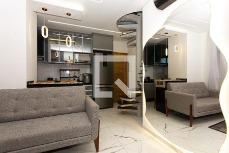 Sala de apartamento à venda com 2 quartos, 93m² em Chácara Santo Antônio (zona Leste), São Paulo