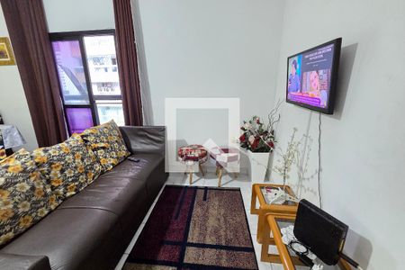 Sala de apartamento para alugar com 2 quartos, 75m² em Guilhermina, Praia Grande