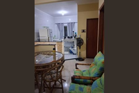 Sala de casa de condomínio para alugar com 2 quartos, 52m² em Aviação, Praia Grande
