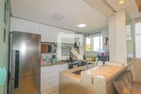 Sala/Cozinha de apartamento à venda com 2 quartos, 47m² em São José, Canoas