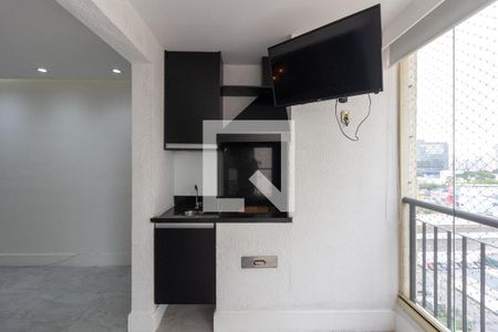 Varanda gourmet  de apartamento à venda com 3 quartos, 83m² em Jardim Zaira, Guarulhos