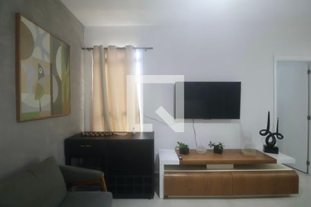 Sala de apartamento para alugar com 2 quartos, 48m² em Parque Enseada, Guarujá