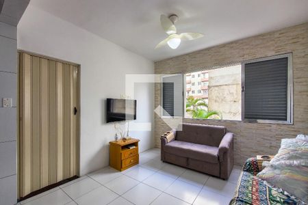 Sala de apartamento para alugar com 1 quarto, 42m² em Vila Assuncao, Praia Grande
