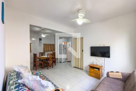Sala de apartamento para alugar com 1 quarto, 42m² em Vila Assuncao, Praia Grande