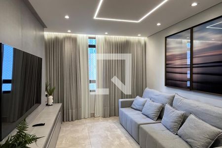 Sala de cinema de apartamento para alugar com 4 quartos, 208m² em Embaré, Santos