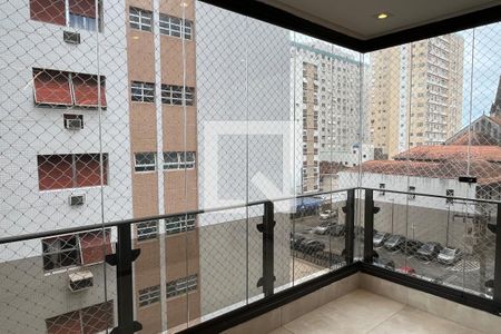 Varanda gourmet de apartamento para alugar com 4 quartos, 208m² em Embaré, Santos