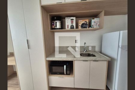 Cozinha de kitnet/studio à venda com 1 quarto, 24m² em Tatuapé, São Paulo