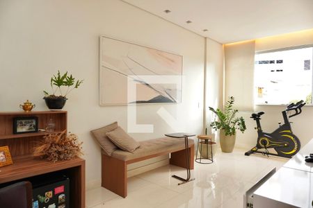 Sala  de apartamento à venda com 3 quartos, 93m² em Silveira, Belo Horizonte
