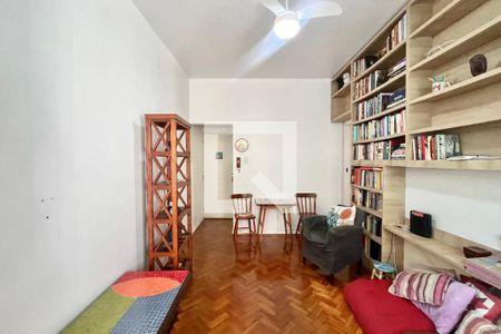 Sala  de apartamento à venda com 1 quarto, 60m² em Copacabana, Rio de Janeiro