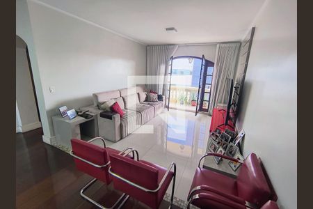 Sala de apartamento à venda com 3 quartos, 119m² em Vila Bastos, Santo André