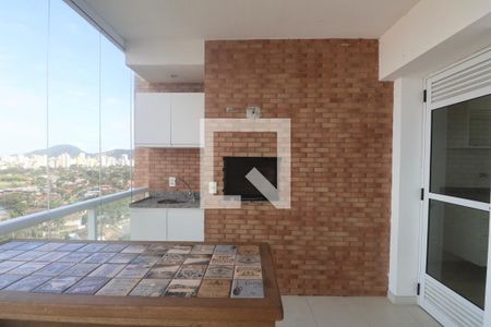 Varanda de apartamento para alugar com 3 quartos, 101m² em Parque Enseada, Guarujá