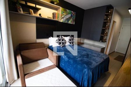 Sala / Quarto de kitnet/studio para alugar com 1 quarto, 30m² em Pompeia, São Paulo