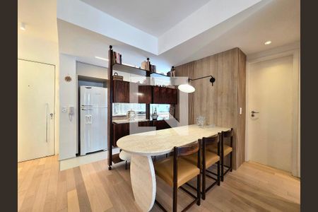 Sala de apartamento à venda com 1 quarto, 40m² em Chácara Itaim, São Paulo