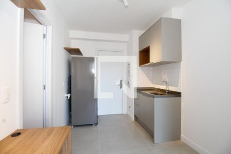 Sala e Cozinha de apartamento para alugar com 1 quarto, 26m² em Pinheiros, São Paulo