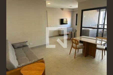 Sala/cozinha de apartamento para alugar com 2 quartos, 68m² em Jardim Sul, Uberlândia