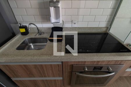 Sala e cozinha de apartamento para alugar com 1 quarto, 34m² em Ipiranga, São Paulo