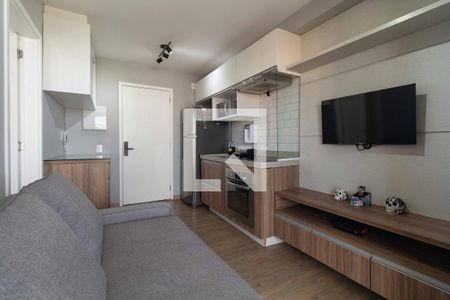 Sala e cozinha de apartamento para alugar com 1 quarto, 34m² em Ipiranga, São Paulo