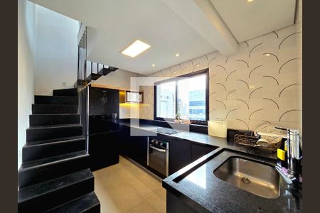 Cozinha de apartamento para alugar com 1 quarto, 101m² em Vila Olímpia, São Paulo