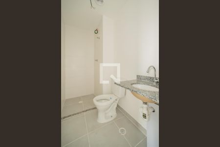 Banheiro de kitnet/studio à venda com 1 quarto, 27m² em Vila Clementino, São Paulo