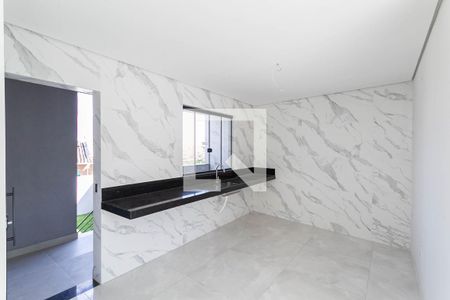 Sala/Cozinha de casa de condomínio à venda com 2 quartos, 127m² em Nacional, Contagem