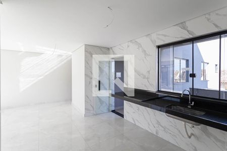 Sala/Cozinha de casa de condomínio à venda com 2 quartos, 127m² em Nacional, Contagem