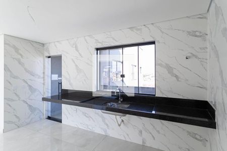 Sala/Cozinha de casa de condomínio à venda com 2 quartos, 155m² em Nacional, Contagem