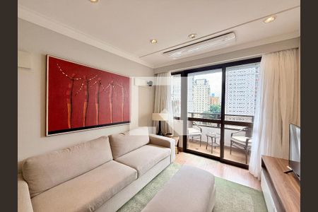 Sala de apartamento para alugar com 2 quartos, 74m² em Itaim Bibi, São Paulo
