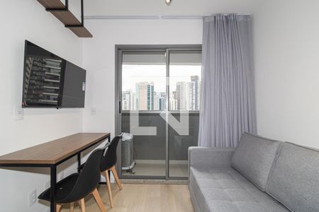 Sala de apartamento para alugar com 1 quarto, 25m² em Vila Nova Conceição, São Paulo