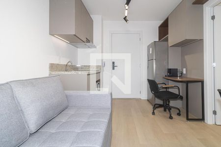 Sala de apartamento para alugar com 1 quarto, 25m² em Vila Nova Conceição, São Paulo