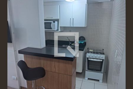 Cozinha de apartamento para alugar com 1 quarto, 38m² em Campos Elíseos, São Paulo